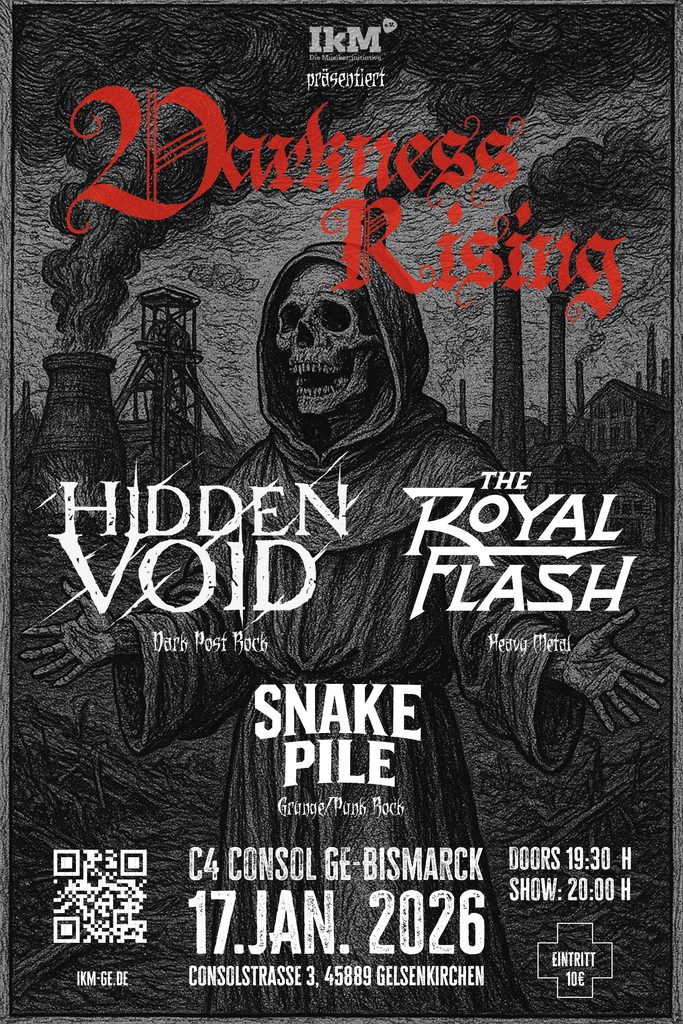 HiddenVoid_TheRoyalFlash_Live_17012026_A5_Flyer